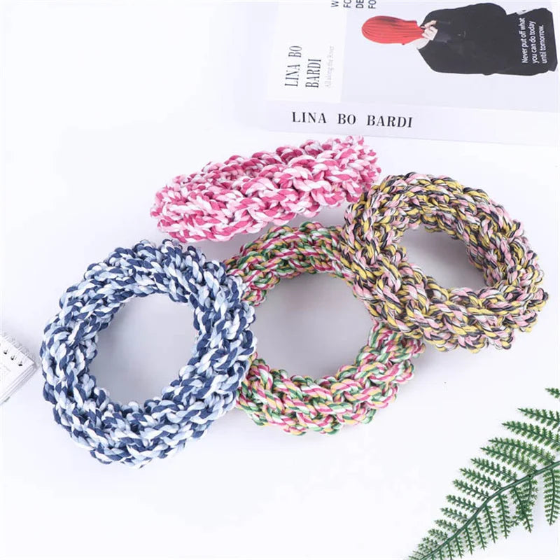 Durable Big Dog RIng Rope Chew Toy