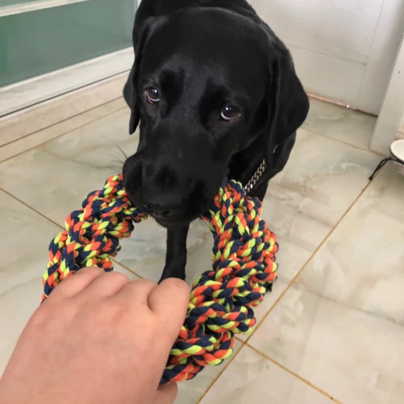 Durable Big Dog RIng Rope Chew Toy