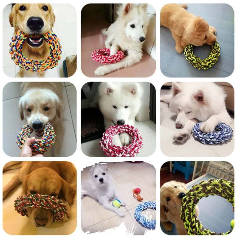 Durable Big Dog RIng Rope Chew Toy