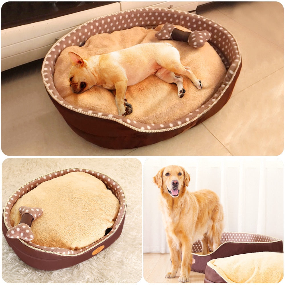 Double-Sided Dog Bed