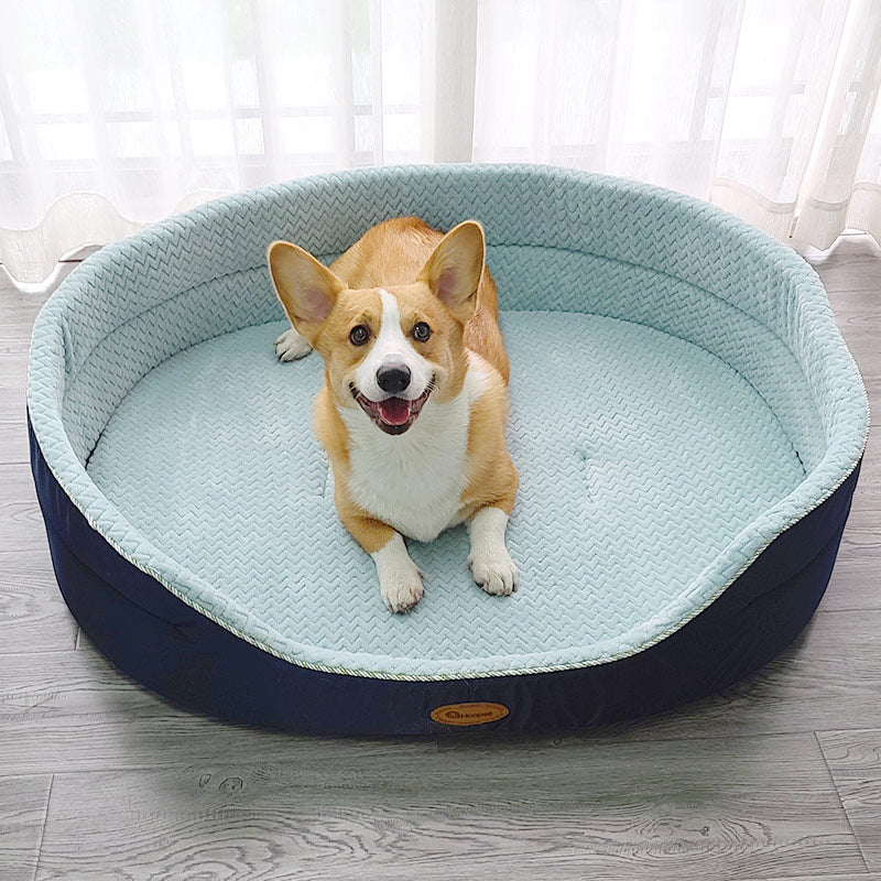 Double-Sided Dog Bed