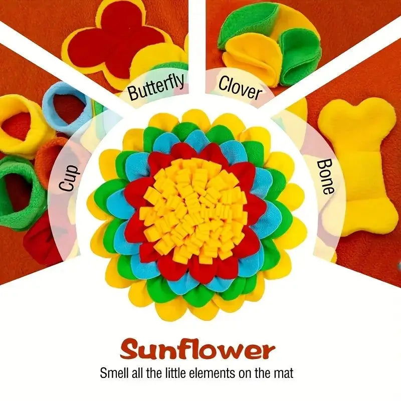 Sunflower Dog Snuffle Mat