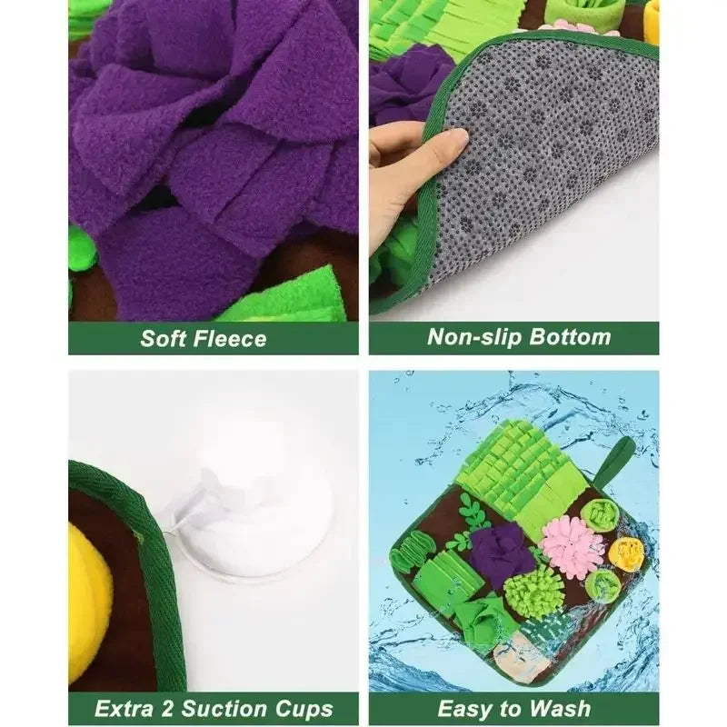 Dog Snuffle Mat with Suction Cups
