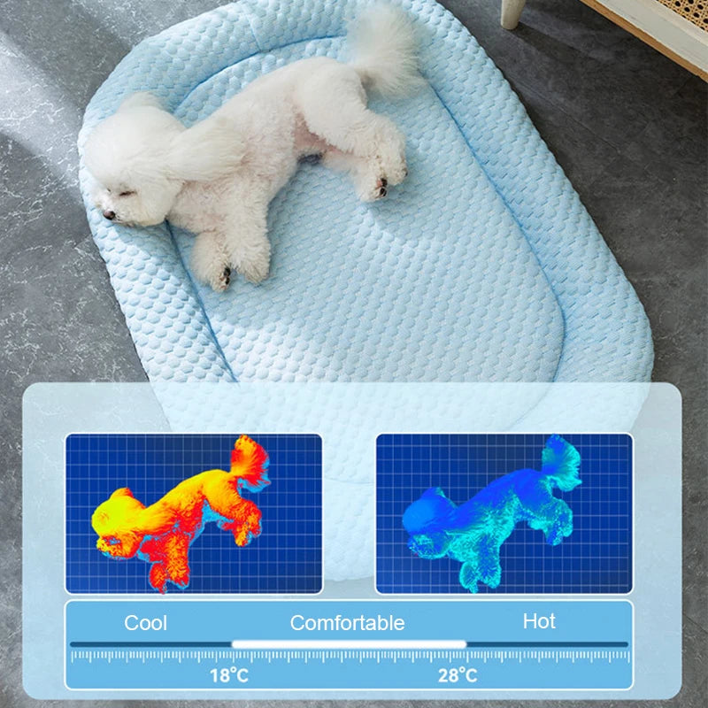Dog Cooling Bed Mat Cloud