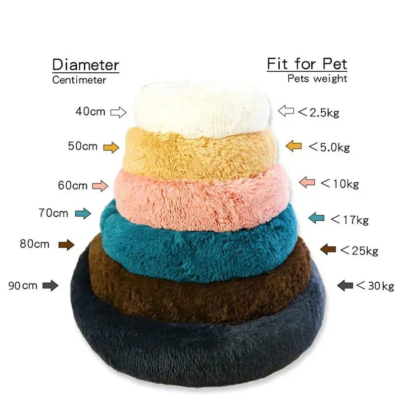 Super Soft and Fluffy Round Pet Bed