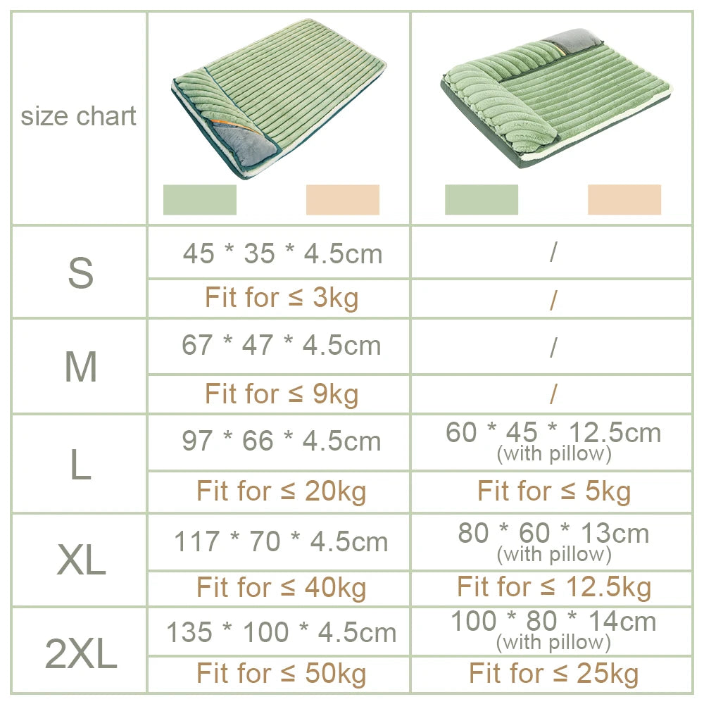 Padded Cushion Dog Bed