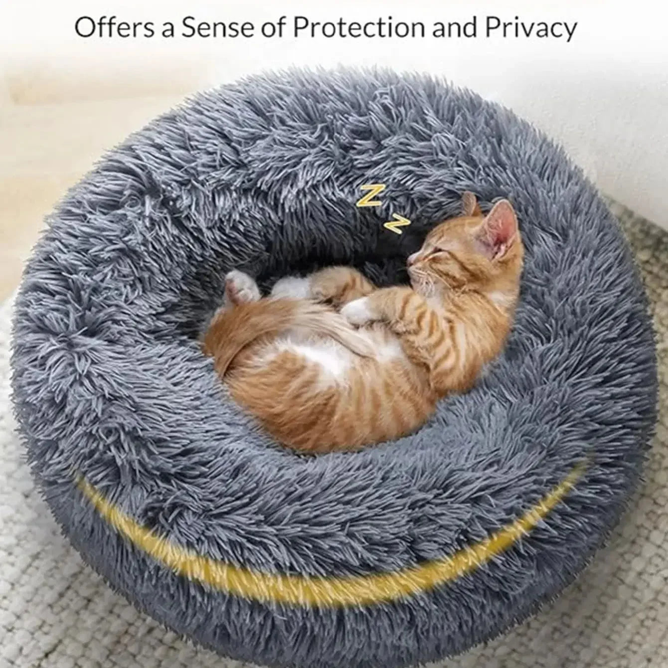 Super Soft and Fluffy Round Pet Bed