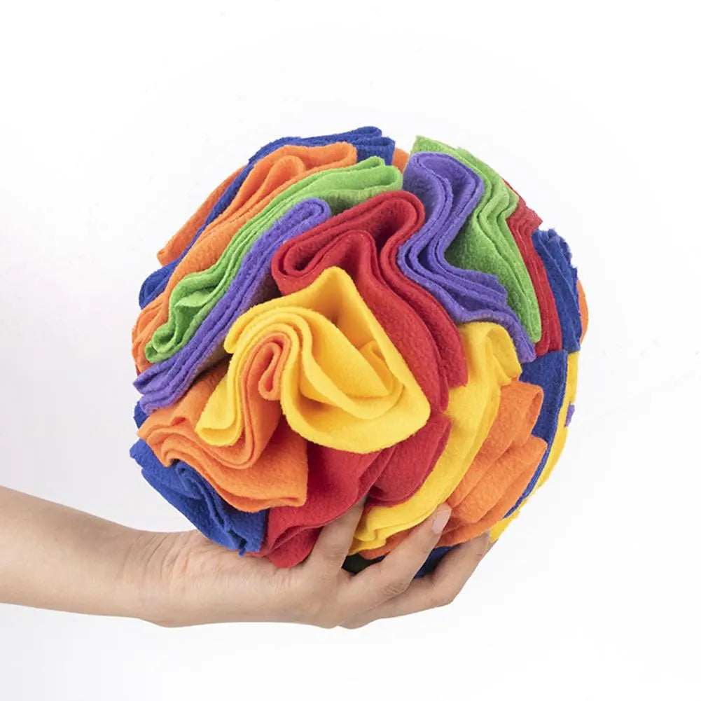 Dog Sniffing Puzzle Ball