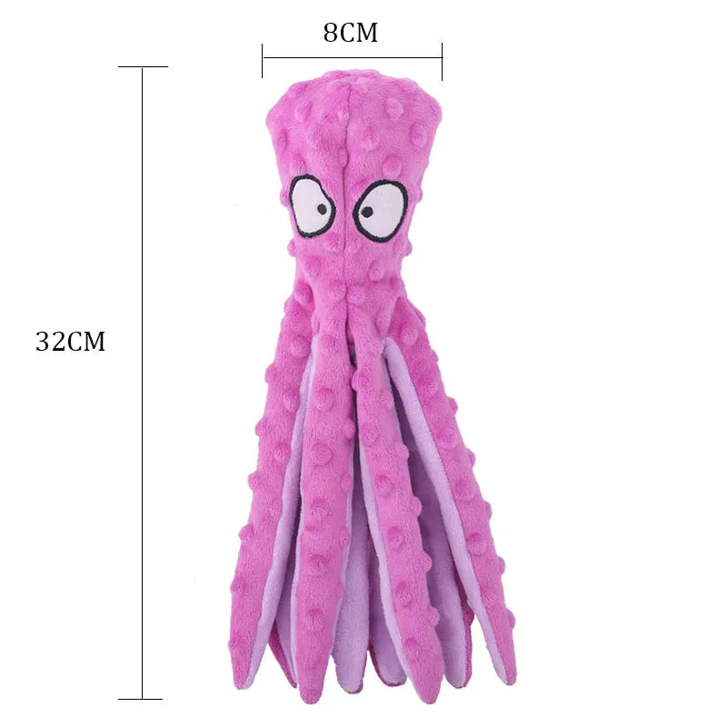 Plush Toy Octopus for Dogs