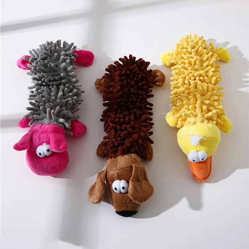 Plush Toy Animal with Squeaky for Small Dogs