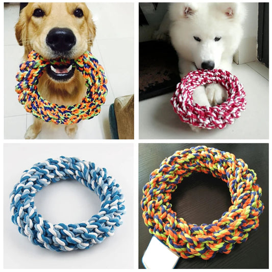 Durable Big Dog RIng Rope Chew Toy