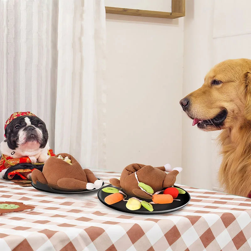 Plush Snuffle Puzzle Toy