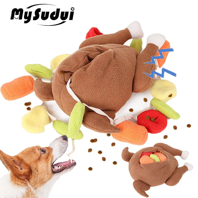 Plush Snuffle Puzzle Toy