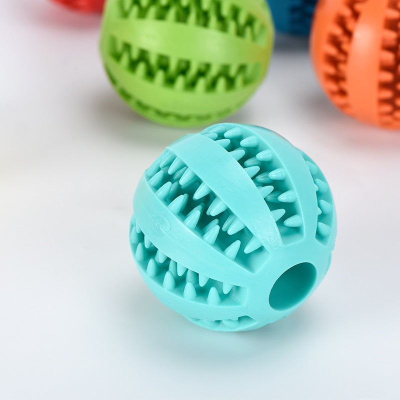 Rubber Treat Puzzle Chew Ball