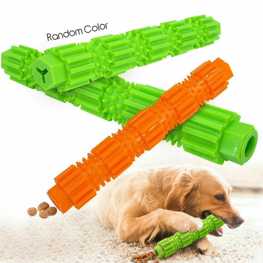 Interactive Rubber Chew Toy for Small to Medium Dogs