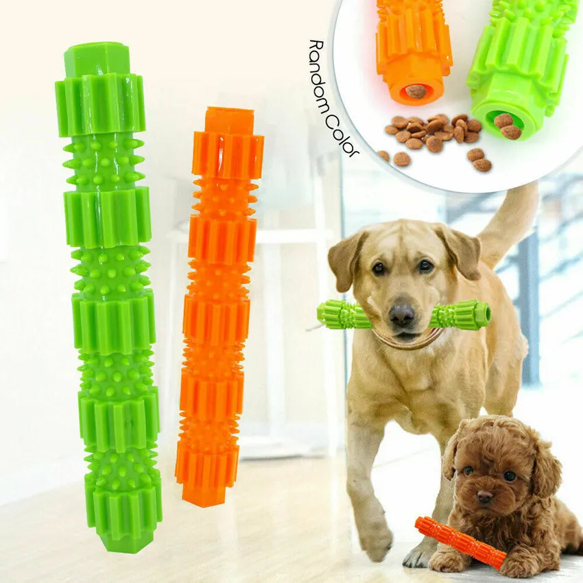 Interactive Rubber Chew Toy for Small to Medium Dogs