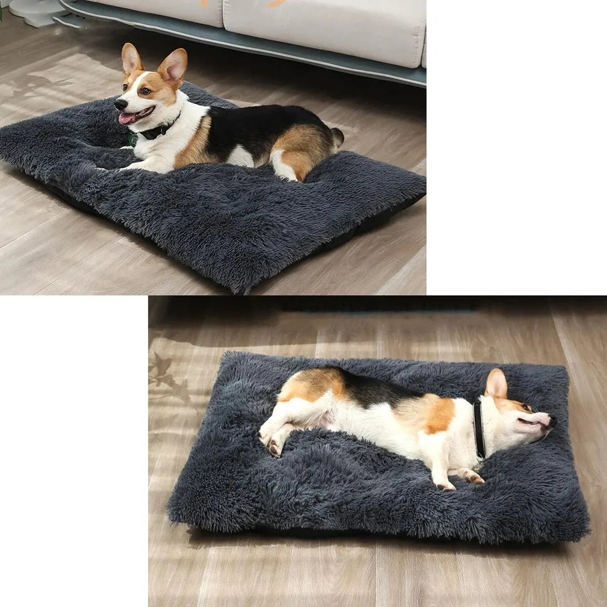 Large Plush Dog Mattress Bed