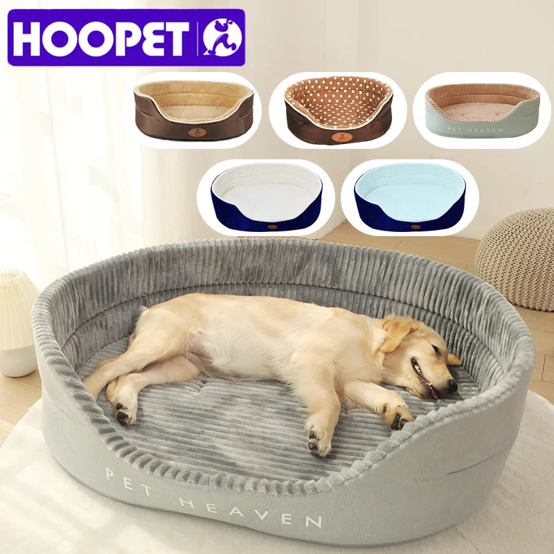 Soft Fleece Oval Dog Bed