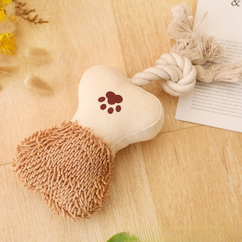 Canvas Neutral Colour Dog Toys