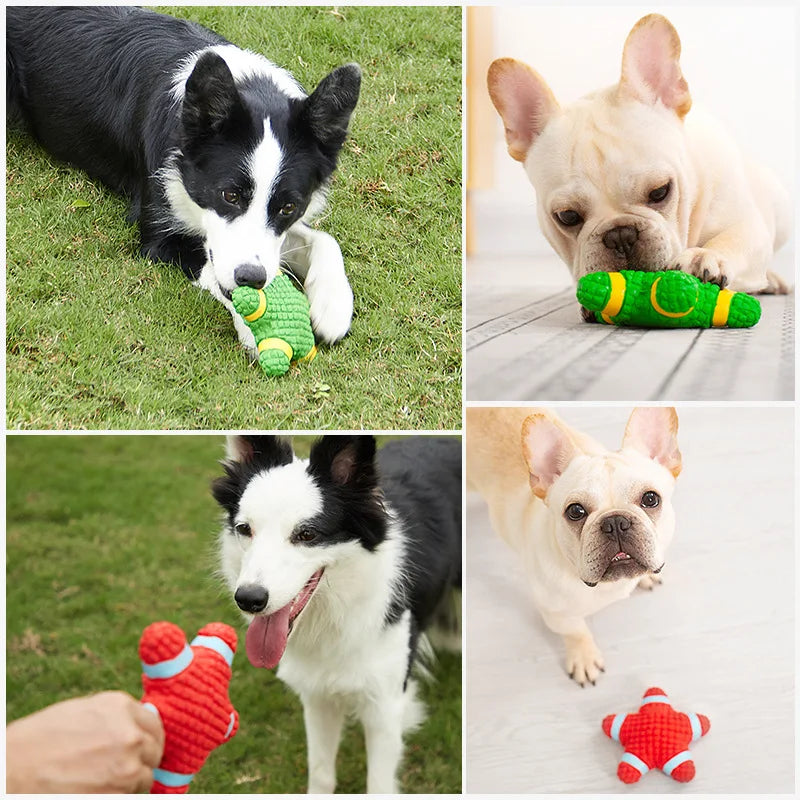 Squeaky Dog Toys from Natural Latex