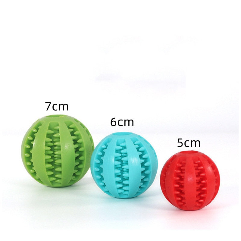 Rubber Treat Puzzle Chew Ball