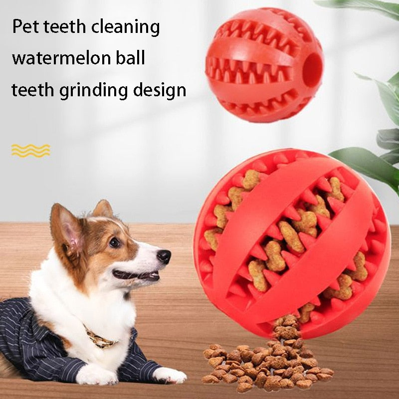 Rubber Treat Puzzle Chew Ball