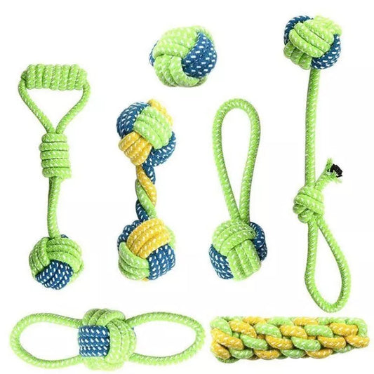 Cotton Rope Dog Toy Set