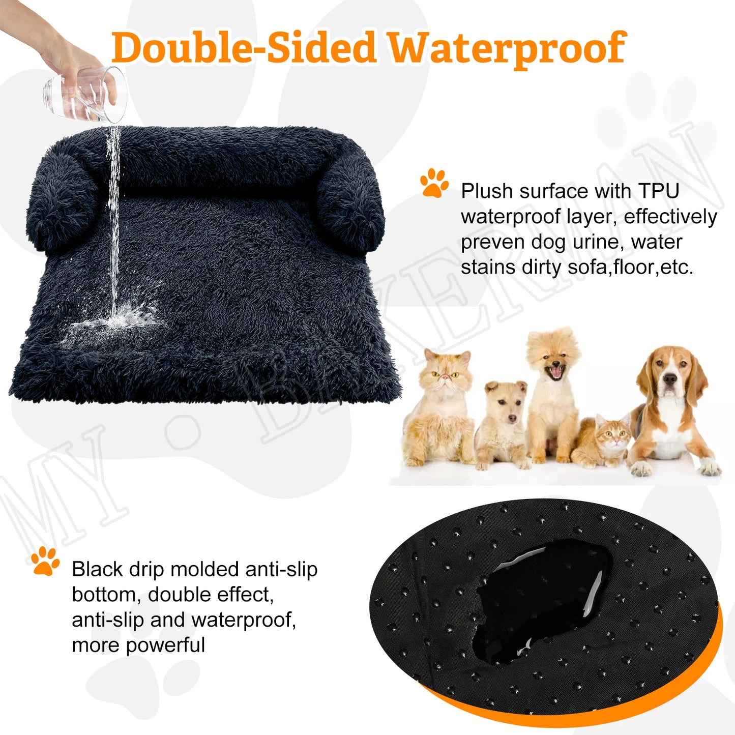 Soft Dog Bed Furniture Protector Mat