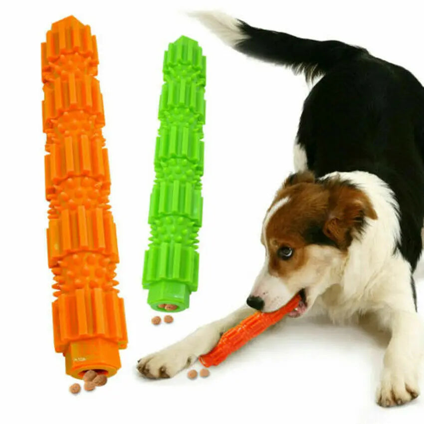 Interactive Rubber Chew Toy for Small to Medium Dogs