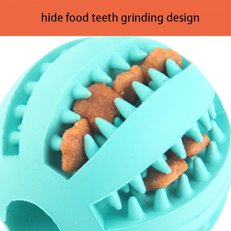 Rubber Treat Puzzle Chew Ball