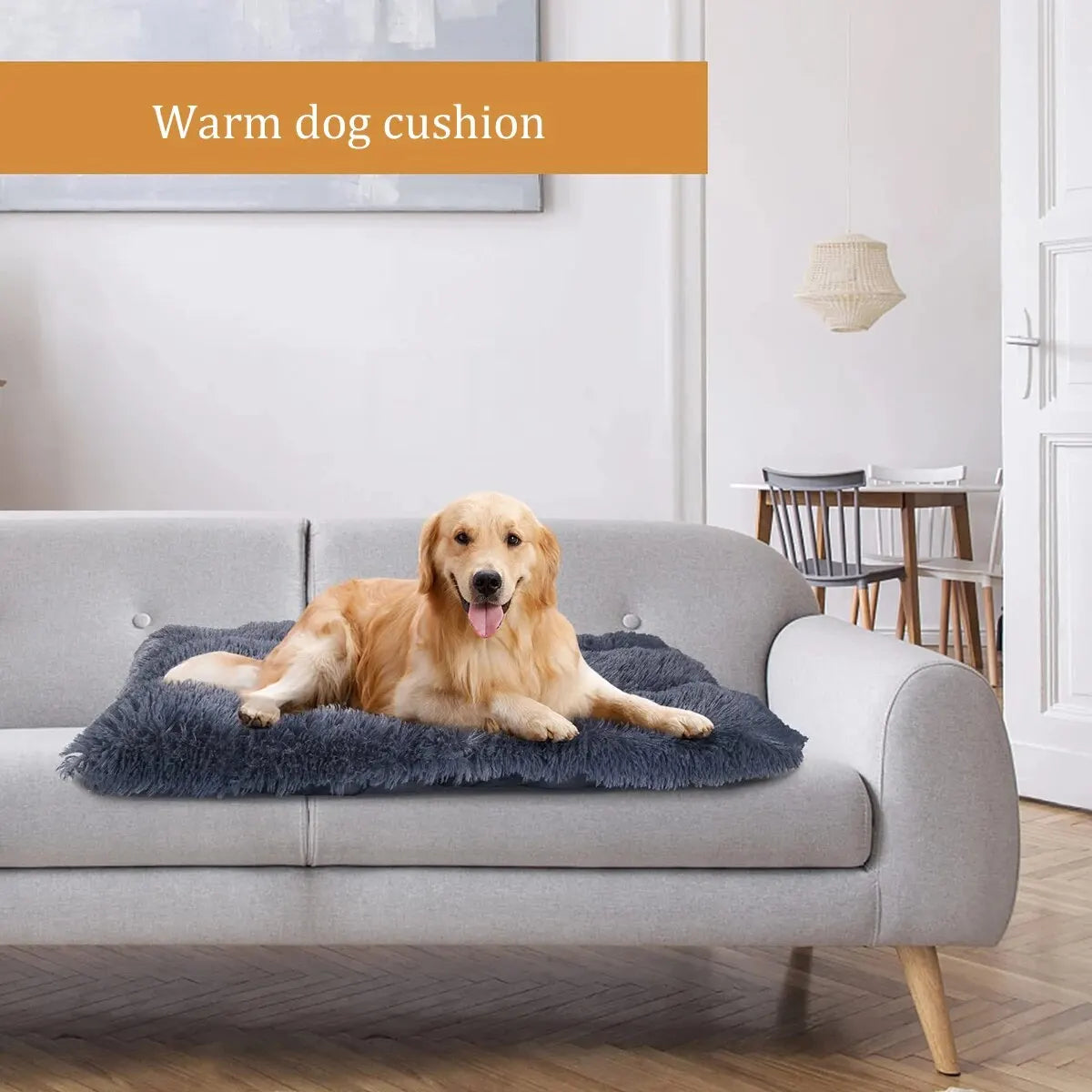 Large Plush Dog Mattress Bed